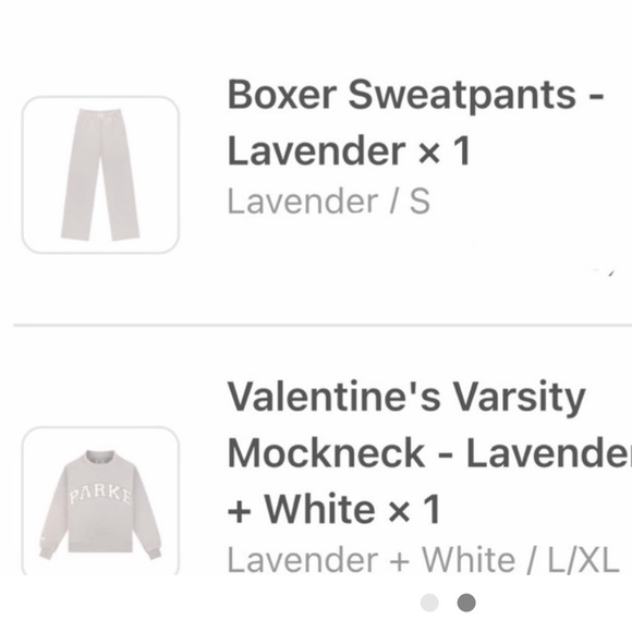 PARKE Lavender MockNeck Sweater - Picture 2 of 2